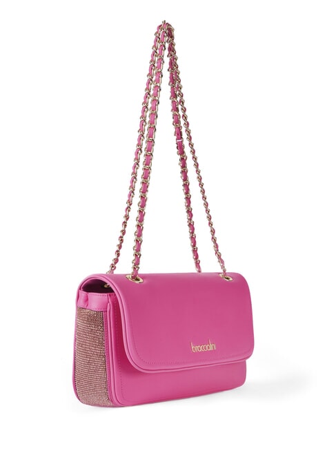 KIM Sac convertible avec filet métallique fuchsia - Sacs pour Femme