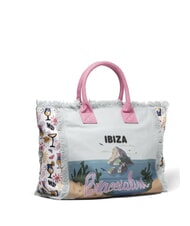 BRACCIALINI SUMMER Sac fourre-tout en toile avec imprimé Ibiza - Sacs pour Femme - 2