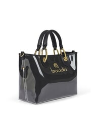 BRACCIALINI BETH JELLY Petit sac &agrave; main brillant avec pochette noir - Sacs pour Femme - 3