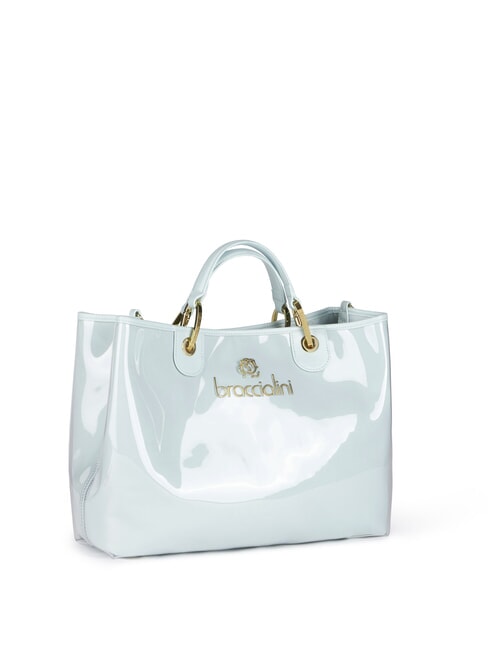 BETH JELLY Petit sac à main brillant avec pochette céleste - Sacs pour Femme