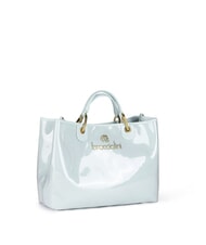 BRACCIALINI BETH JELLY Petit sac à main brillant avec pochette céleste - Sacs pour Femme - 3