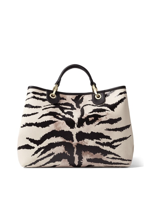 BETH PRINT Grand sac &agrave; main avec pochette tigre - Sacs pour Femme