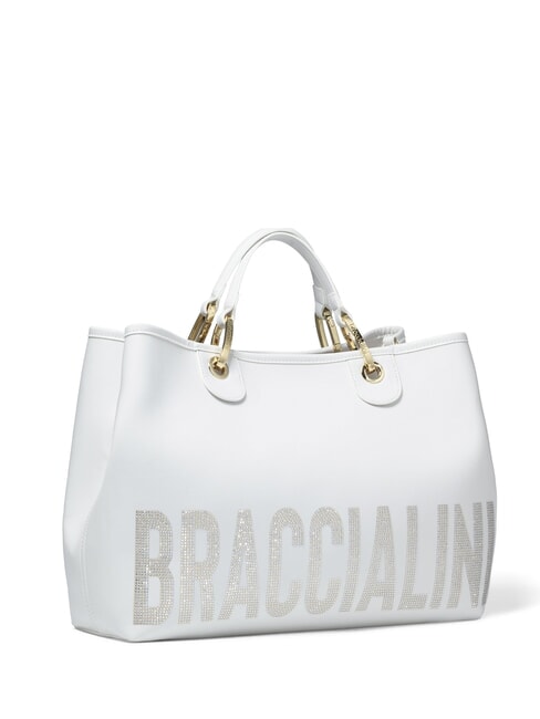 BETH SPECIAL Grand sac &agrave; main avec pochette blanc - Sacs pour Femme