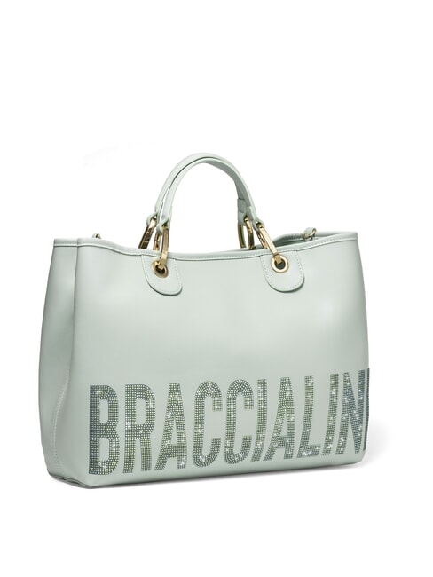 BETH SPECIAL Grand sac à main avec pochette céleste - Sacs pour Femme