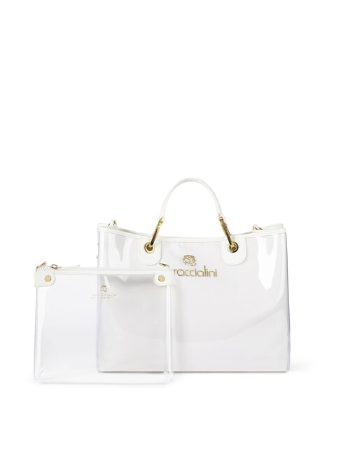 BETH JELLY Sac à main brillant avec pochette blanc - Sacs pour Femme