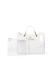BRACCIALINI BETH JELLY Sac à main brillant avec pochette blanc - Sacs pour Femme - 2