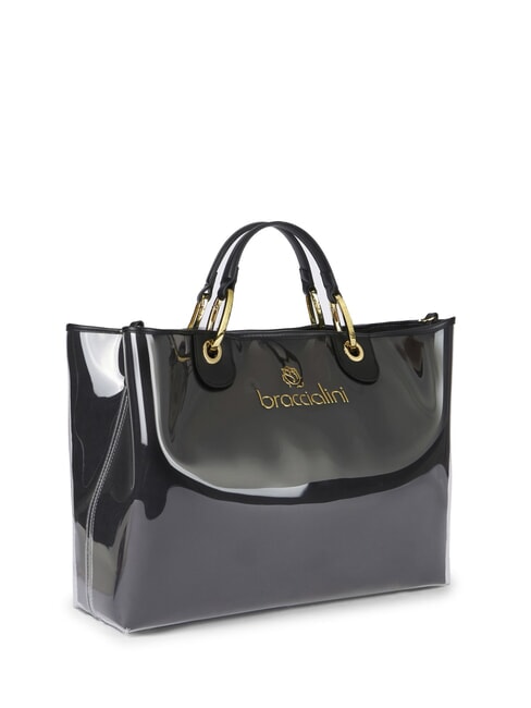 BETH JELLY Sac à main brillant avec pochette noir - Sacs pour Femme