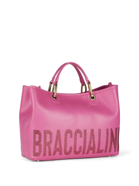 BETH SPECIAL Grand sac à main avec pochette fuchsia - Sacs pour Femme