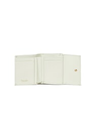 BRACCIALINI BASIC Petit portefeuille en cuir &agrave; rabat blanc - Portefeuilles Femme - 2