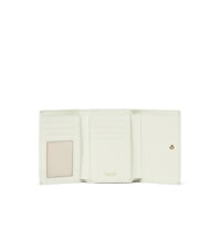 BRACCIALINI BASIC Portefeuille moyen en cuir blanc - Portefeuilles Femme - 2