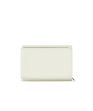 BRACCIALINI BASIC Portefeuille moyen en cuir blanc - Portefeuilles Femme - 3