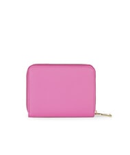 BRACCIALINI BASIC Petit portefeuille en cuir zipp&eacute; fuchsia - Portefeuilles Femme - 3
