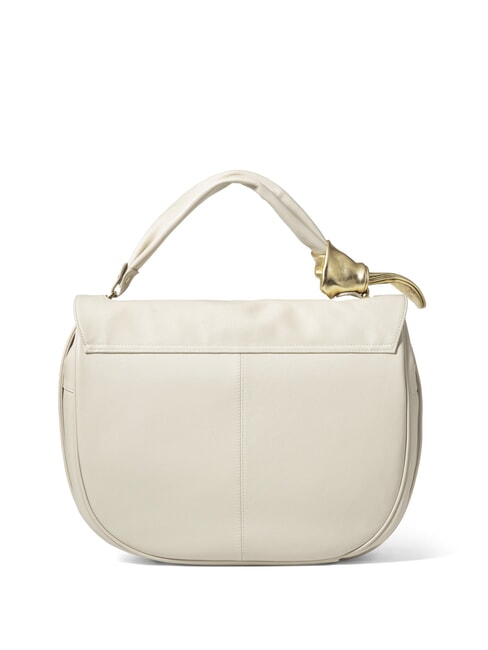 GRETA Sac en cuir avec bandoulière beige - Sacs pour Femme