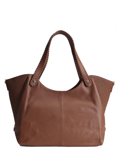 NAOMI Sac &agrave; bandouli&egrave;re en cuir marron - Sacs pour Femme
