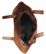 BRACCIALINI NAOMI Sac &agrave; bandouli&egrave;re en cuir marron - Sacs pour Femme - 4