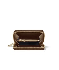 BRACCIALINI BASIC Petit portefeuille en cuir zipp&eacute; marron - Portefeuilles Femme - 2