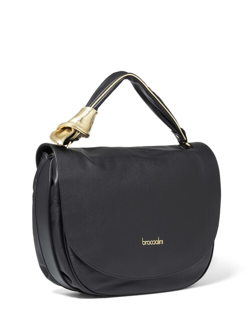 GRETA Sac en cuir avec bandoulière noir - Sacs pour Femme