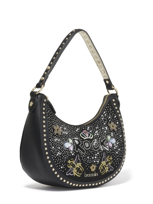 ROCK Sac bandoulière hobo avec bandoulière noir - Sacs pour Femme