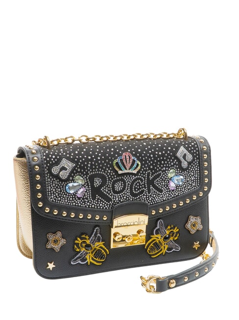 ROCK Sac convertible &agrave; rabat noir - Sacs pour Femme