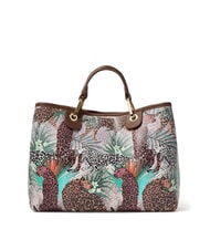BRACCIALINI BETH SPECIAL Grand sac à main avec pochette jungle - Sacs pour Femme - 3