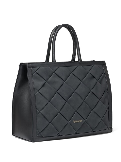 ICONS Tote Sac &agrave; main avec bandouli&egrave;re noir - Sacs pour Femme