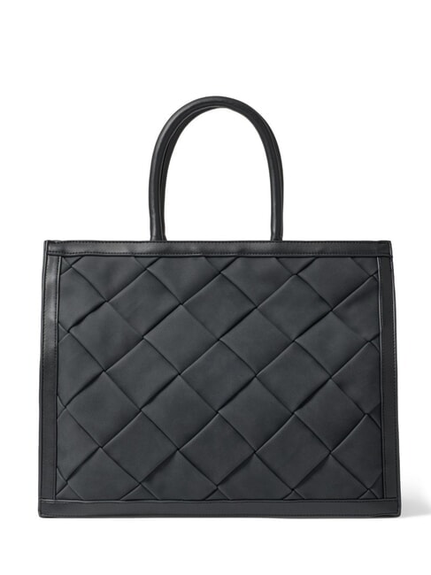 ICONS Tote Sac &agrave; main avec bandouli&egrave;re noir - Sacs pour Femme