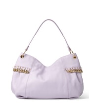 BRACCIALINI NORA Sac bandoulière en cuir avec chaîne lilas - Sacs pour Femme - 3