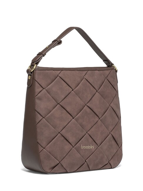 ICONS Sac bandoulière hobo avec bandoulière marron - Sacs pour Femme