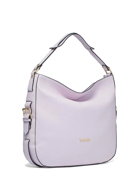 HELLEN Sac bandoulière hobo en cuir lilas - Sacs pour Femme
