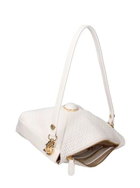 NAOMI Sac à bandoulière en cuir blanc - Sacs pour Femme