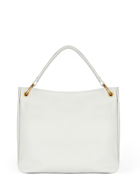 NAOMI Sac bandoulière hobo en cuir blanc - Sacs pour Femme