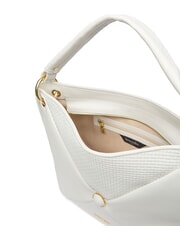 BRACCIALINI NAOMI Sac bandoulière hobo en cuir blanc - Sacs pour Femme - 3