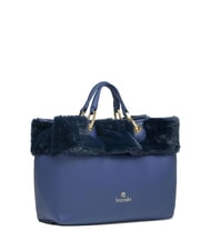 BRACCIALINI BETH FUR Sac &agrave; main avec pochette bleu - Sacs pour Femme - 3