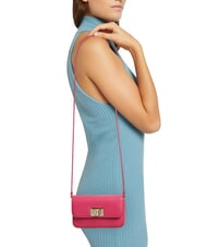 FURLA 1927 Mini sac à bandoulière en cuir rose pop - Sacs pour Femme - 5