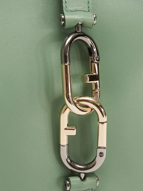 SIRENA S Sac à bandoulière en cuir olive - Sacs pour Femme