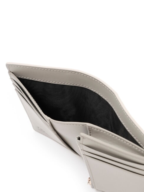 SOFIA GRAINY Portefeuille moyen en cuir de veau perle et + marbre c + talc h - Portefeuilles Femme