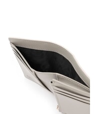 FURLA SOFIA GRAINY Portefeuille moyen en cuir de veau perle et + marbre c + talc h - Portefeuilles Femme - 4