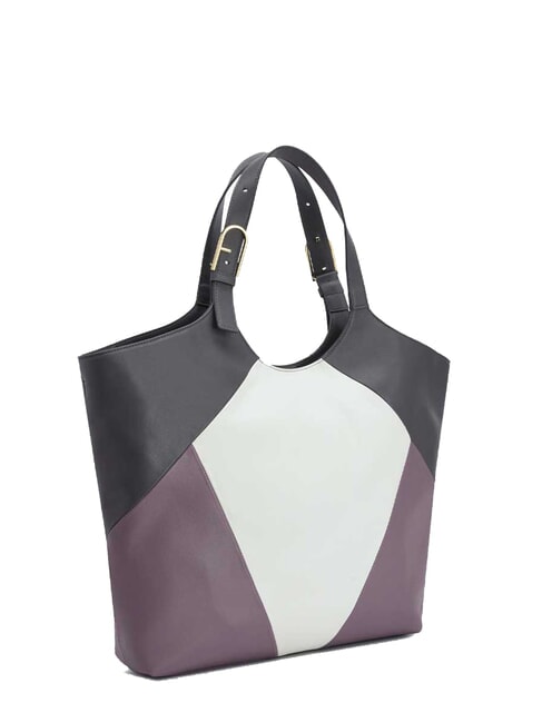 FLOW Sac bandoulière en cuir imprimé guimauve+aura+sol - Sacs pour Femme