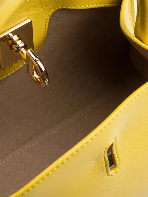 GENESI Mini sac en cuir avec bandoulière Miel - Sacs pour Femme