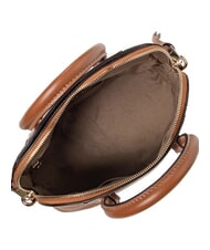 FURLA MIASTELLA Petit sac à main en cuir Cognac - Sacs pour Femme - 6