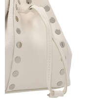 FURLA MIASTELLA Mini sac seau en cuir de veau talc - Sacs pour Femme - 3