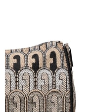 FURLA MOON Mini sac en tissu jacquard désert + tons noirs - Sacs pour Femme - 4