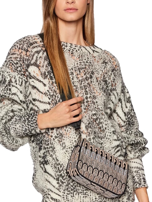 MOON Mini sac en tissu jacquard désert + tons noirs - Sacs pour Femme