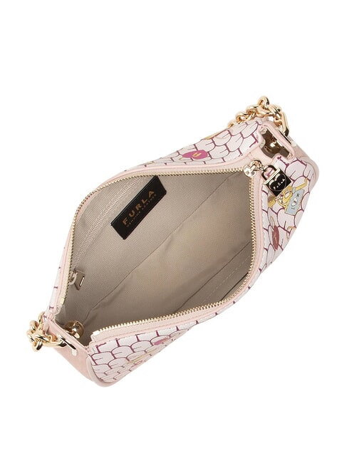 MOON Petit sac à bandoulière en cuir tons bon bon - Sacs pour Femme