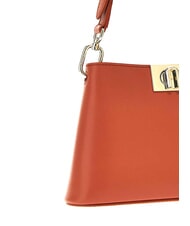 FURLA FLEUR Sac bandoulière en cuir de veau cannelle - Sacs pour Femme - 3