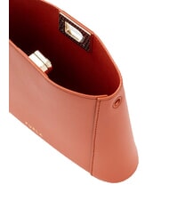 FURLA FLEUR Sac bandoulière en cuir de veau cannelle - Sacs pour Femme - 6