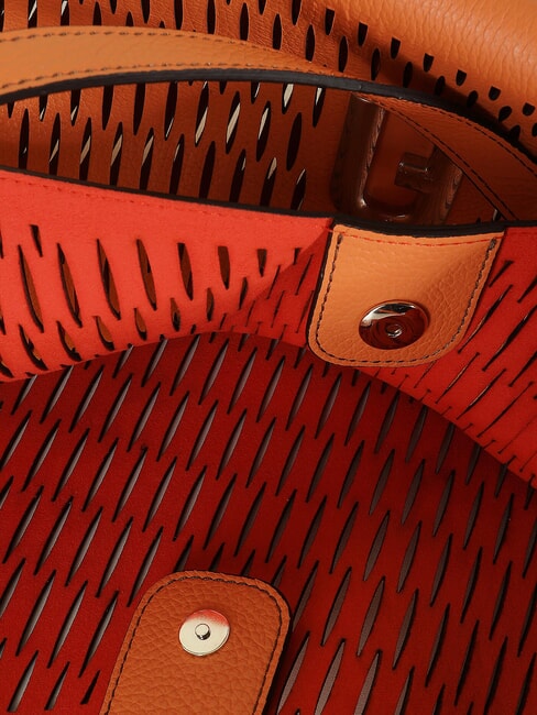 PRIMULA Sac bandoulière en cuir perforé coucher de soleil - Sacs pour Femme