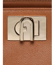 FURLA 1927 Mini sac en cuir imprimé Ares Cognac - Sacs pour Femme - 3