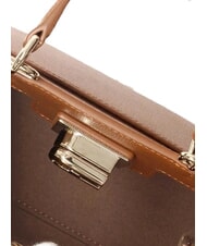 FURLA 1927 Mini sac en cuir imprimé Ares Cognac - Sacs pour Femme - 4