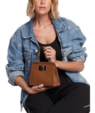 FURLA 1927 Mini sac en cuir imprimé Ares Cognac - Sacs pour Femme - 5